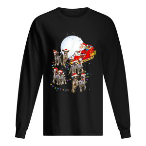 Beautiful German Shorthaired Pointer Christmas Reindeer Lights Gifts shirt 1