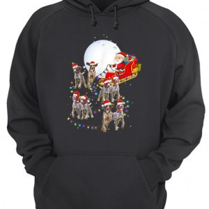 Beautiful German Shorthaired Pointer Christmas Reindeer Lights Gifts shirt 3