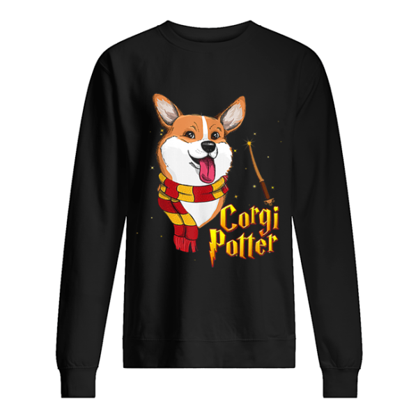 Beautiful Potter Corgi Harry Pawter Cute Corgi Dogs Halloween shirt