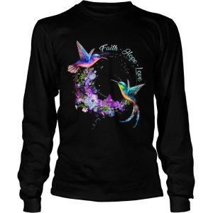 Bee Hummingbird Faith Hope Love shirt 2