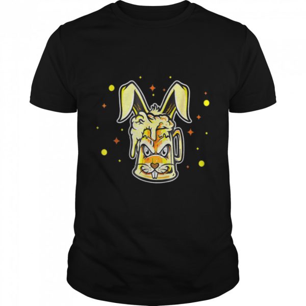 Beer Beer Mug Easter Bunny Beer Funny Easter Day T-Shirt