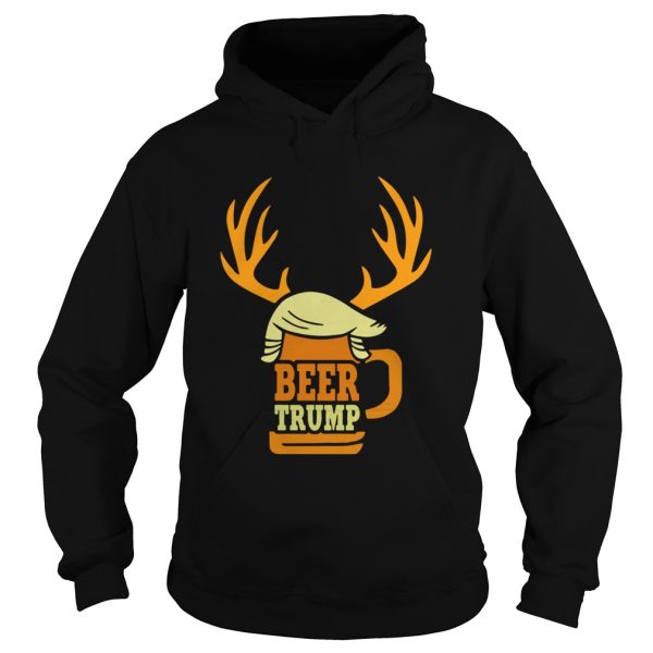 Beer Trump Reindeer Christmas shirt