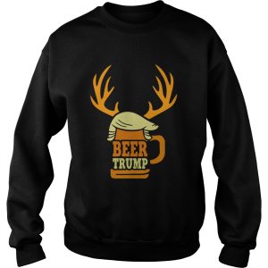 Beer Trump Reindeer Christmas shirt 3