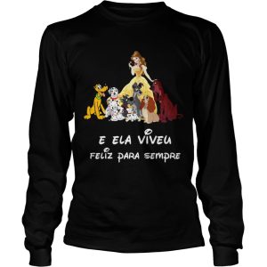 Belle and Dogs and She Lived Happily Ever After shirt 2