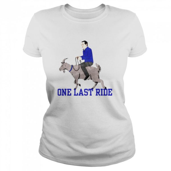 Bench Mob riding goat one last ride shirt