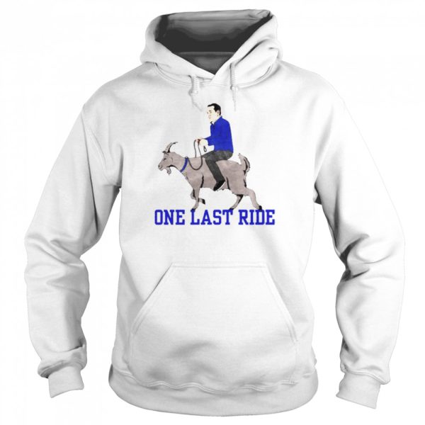 Bench Mob riding goat one last ride shirt