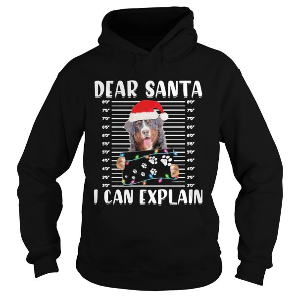 Bernese Mountain Dear Santa I Can Explain Christmas Sweater shirt