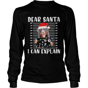 Bernese Mountain Dear Santa I Can Explain Christmas Sweater shirt 2