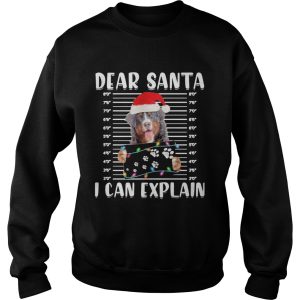 Bernese Mountain Dear Santa I Can Explain Christmas Sweater shirt 3