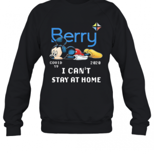 Berry Mickey Mouse Covid 19 2020 I Cant Stay At Home T Shirt 2