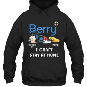 Berry Mickey Mouse Covid 19 2020 I Cant Stay At Home T Shirt 3