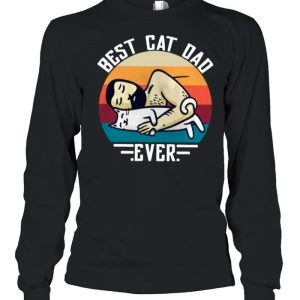 Best Cat Dad Ever Sleeping Vintage shirt