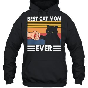 Best Cat Mom Ever Black Cat Vintage Shirt 3