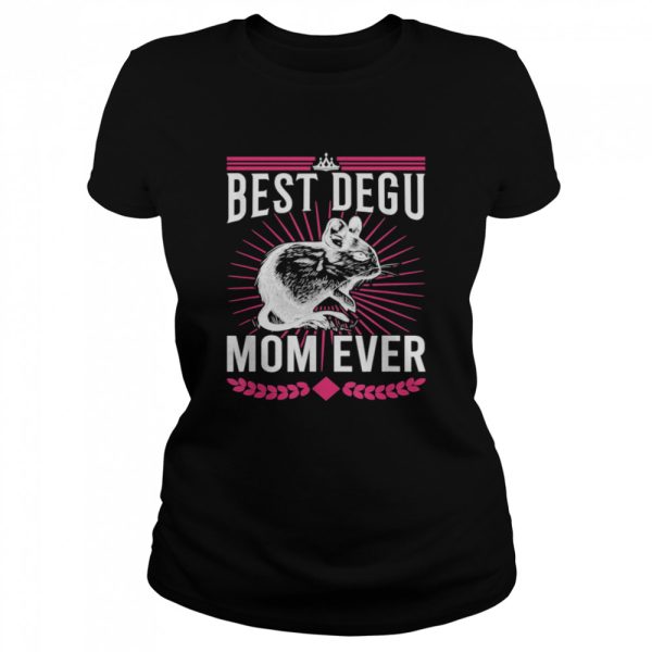 Best Degu Mom Ever Nagetiere Geschenk shirt