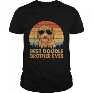 Best Doodle Brother Ever Goldendoodle Dog Lovers Boys Kids T Shirt 1