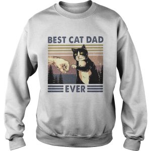 Best cat dad ever vintage retro shirt 2