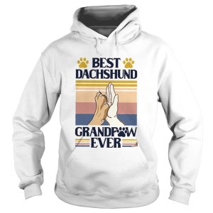 Best dachshund grandpaw ever vintage retro shirt 1