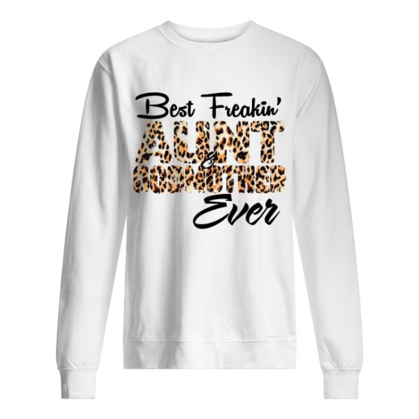 Best freakin’ aunt godmother Leopard shirt