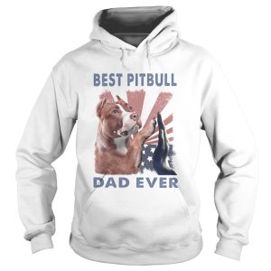 Best pitbull dad ever american flag independence day shirt 1