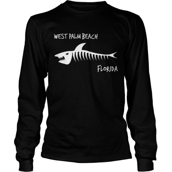 Best price West Palm Beach Florida Shark Skeleton shirt