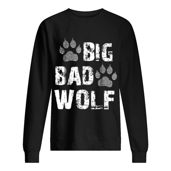 Big Bad Wolf Paw Print Halloween Costume shirt