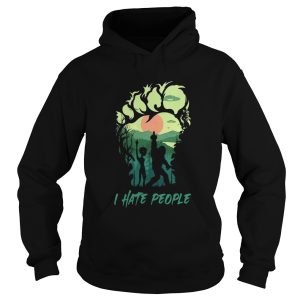 Bigfoot Alien I Hate People shirt 1