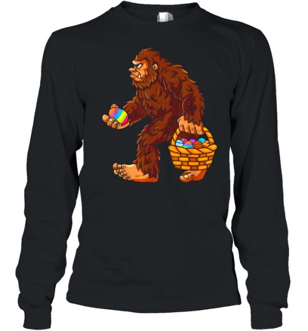 Bigfoot Eggs Basket Happy Easter 2021 shirt