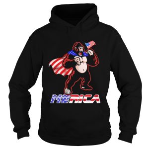 Bigfoot Happy The 4th Of July America shirt 1