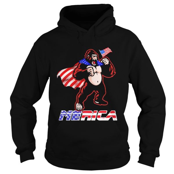 Bigfoot Happy The 4th Of July America shirt