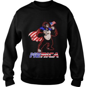 Bigfoot Happy The 4th Of July America shirt 2