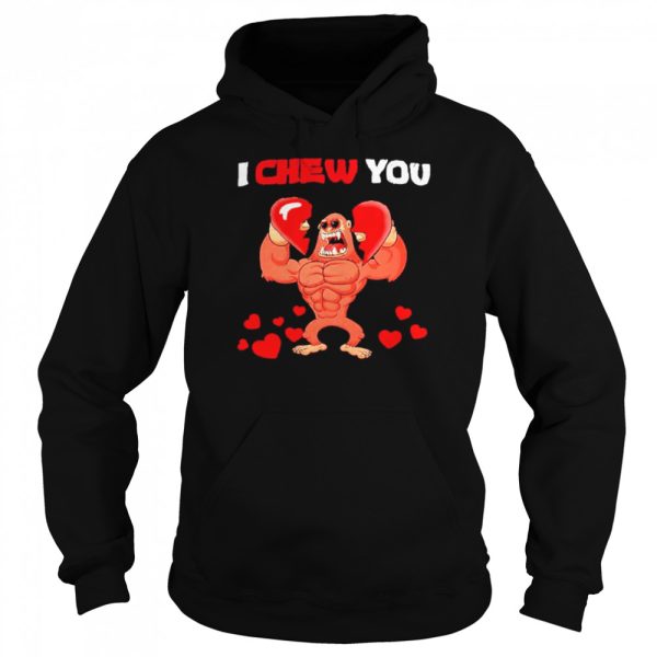 Bigfoot I chew your heart shirt