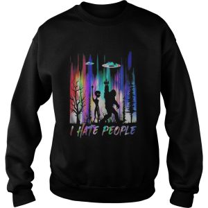 Bigfoot I hate people shirt 2