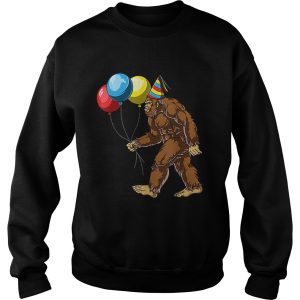 Bigfoot Itaeurotms My Birthday Kids Boys Sasquatch Party shirt 3