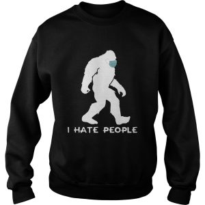 Bigfoot Mask I Hate People shirt 2