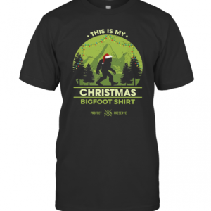 Bigfoot Santa This Is My Christmas Bigfoot T-Shirt