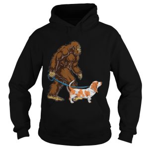 Bigfoot Sasquatch Walking Basset shirt