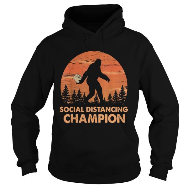 Bigfoot Social Distancing Champion shirt