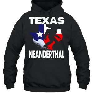 Bigfoot Texas Neanderthal Flag T shirt 3