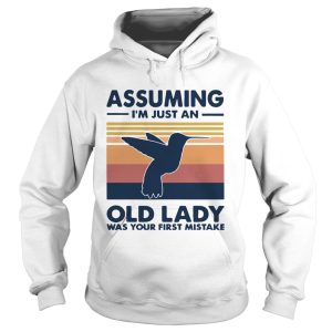 Bird assuming im just an old lady was your first mistake vintage shirt 1