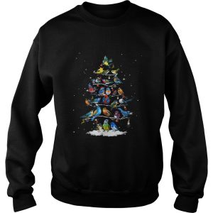 Birds Christmas Tree shirt 3