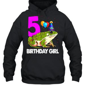 Birthday Girl 5 Frog Toodlers Frog Love shirt