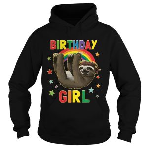 Birthday Girl Sloth shirt 1