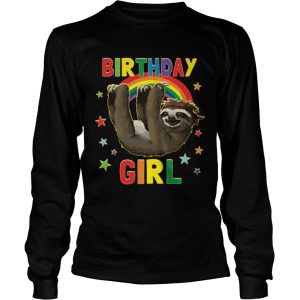 Birthday Girl Sloth shirt 2