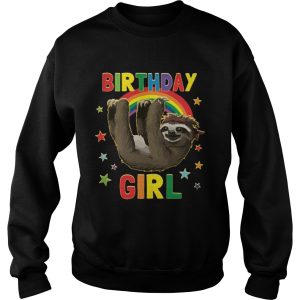 Birthday Girl Sloth shirt 3