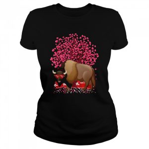 Bison Animal Bison Valentine's Day Shirt 2