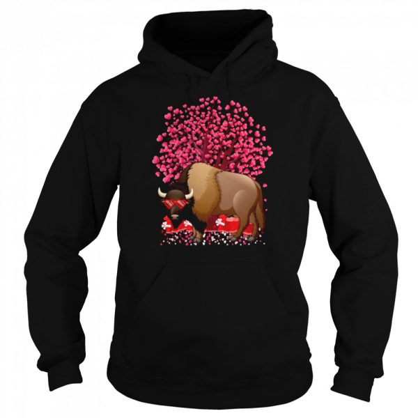 Bison Animal Bison Valentine’s Day Shirt