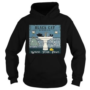 Black Cat And Sink Co Wash Your Paws shirt