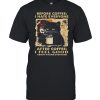 Black Cat Before Coffee I Hate Everyone After Coffee I Feel Good About Hating Everyone shirt