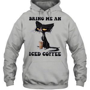 Black Cat Bring me an Iced Coffee shirt 5