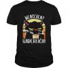 Black Cat Drink Coffee Menschen Widerlich Vintage Shirt